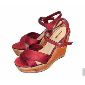 Platform sandals from express size 7